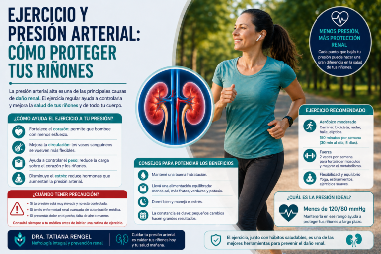 Ejercicio y presión arterial: cómo proteger tus riñones
