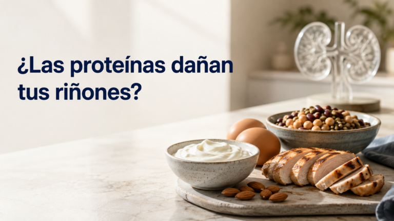 ¿La proteína daña los riñones? Mitos y verdades
